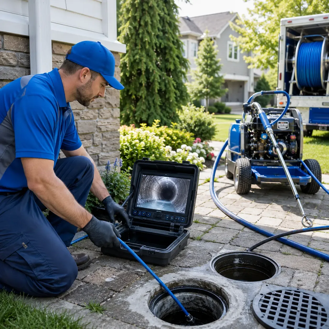 Outdoor drain cleaning professionals serving Saranac Lake, NY